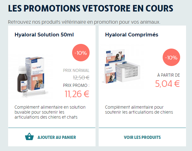 Promotions-animalerie-ligne-Vetostore