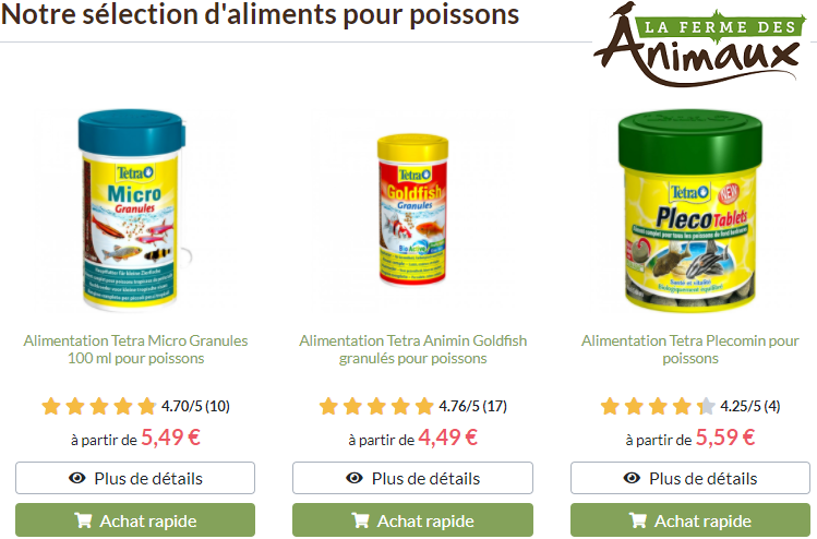 nourriture-poisson-animalerie-ligne-lafermedesanimaux.com