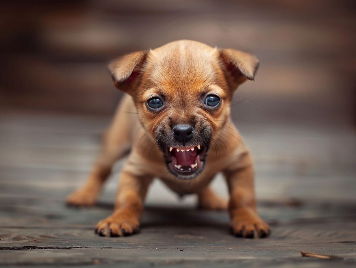 Comprendre les grognements de chiot