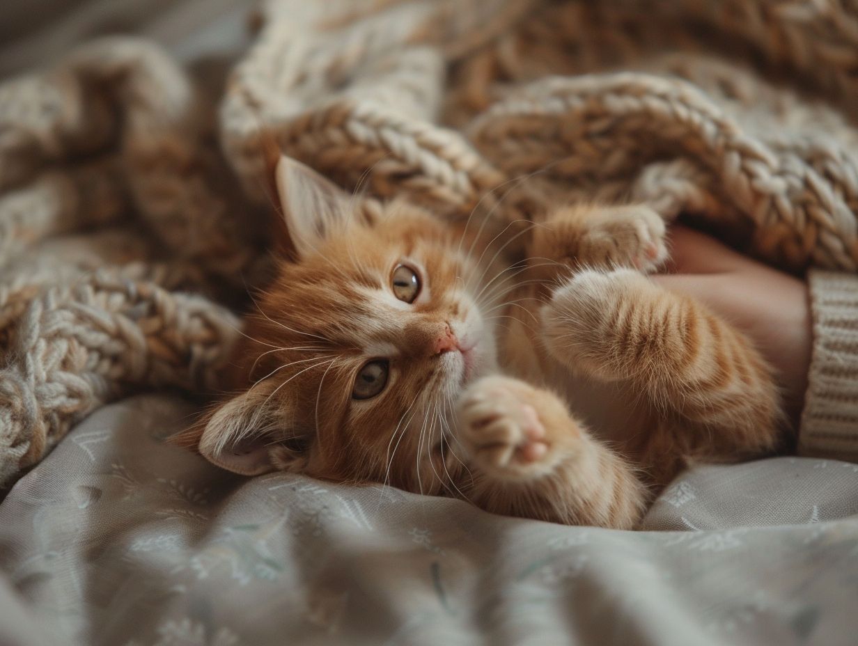 Entraîner votre chaton à vous aimer
