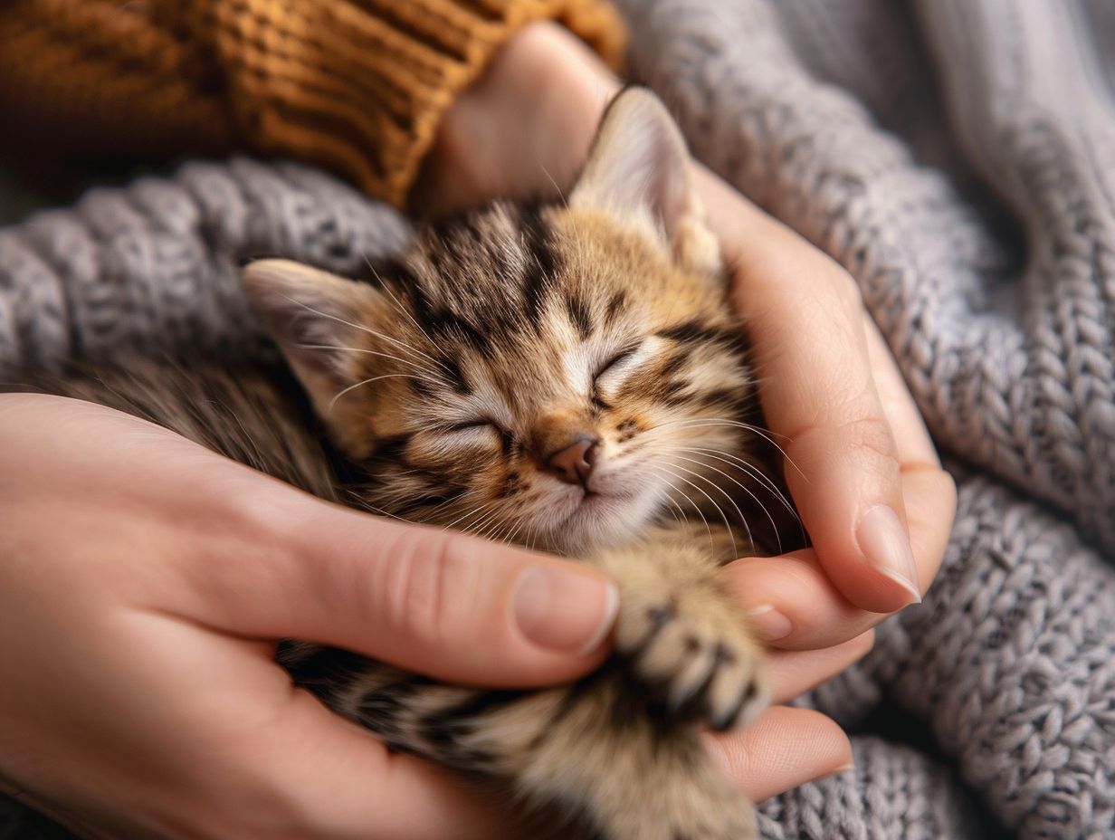 Pourquoi et quand séparer un chaton de sa mère